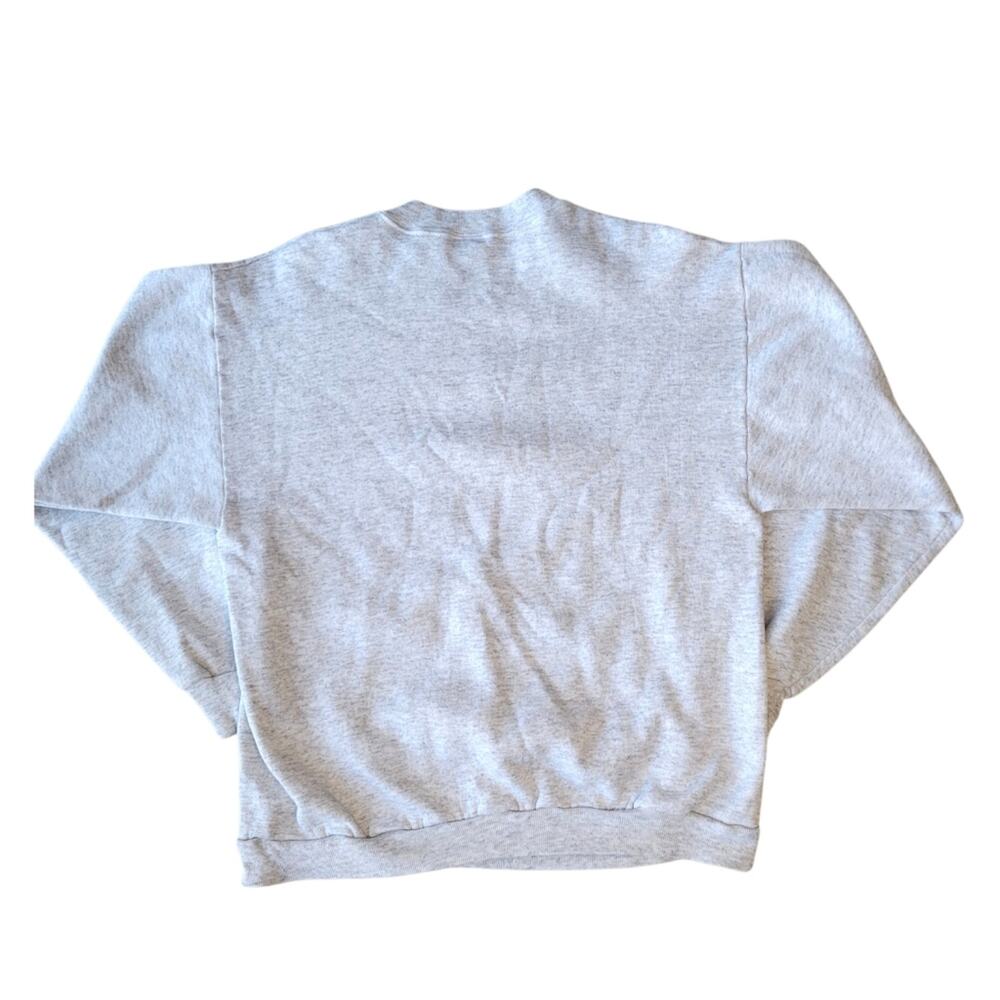 Vintage Walt Disney Unisex Mickey Mouse Gray Pullover Sweatshirt Size Large - Picture 3 of 5